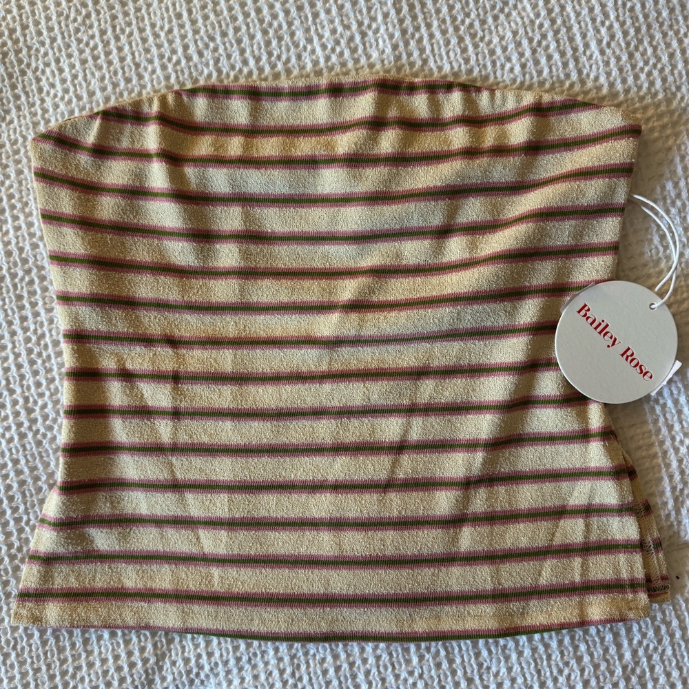 Bailey Rose Strapless Knit Tube Top